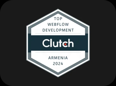 Milies is recognized as a top webflow development company by Clutch