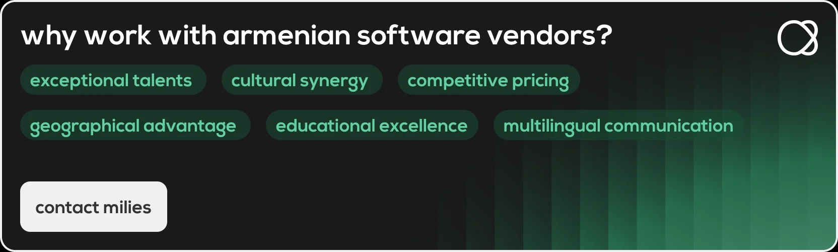 Why work with Armenian software vendors?