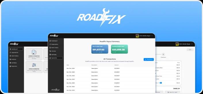 Custom software development services for Roadifix